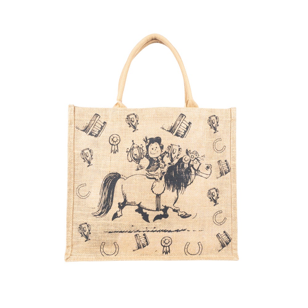 Hy Equestrian Thelwell Collection Hessian Bag image 8
